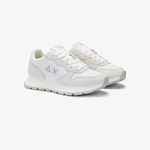 SUN68 Z35203 ALLY GLITTER TEXTILE BIANCO