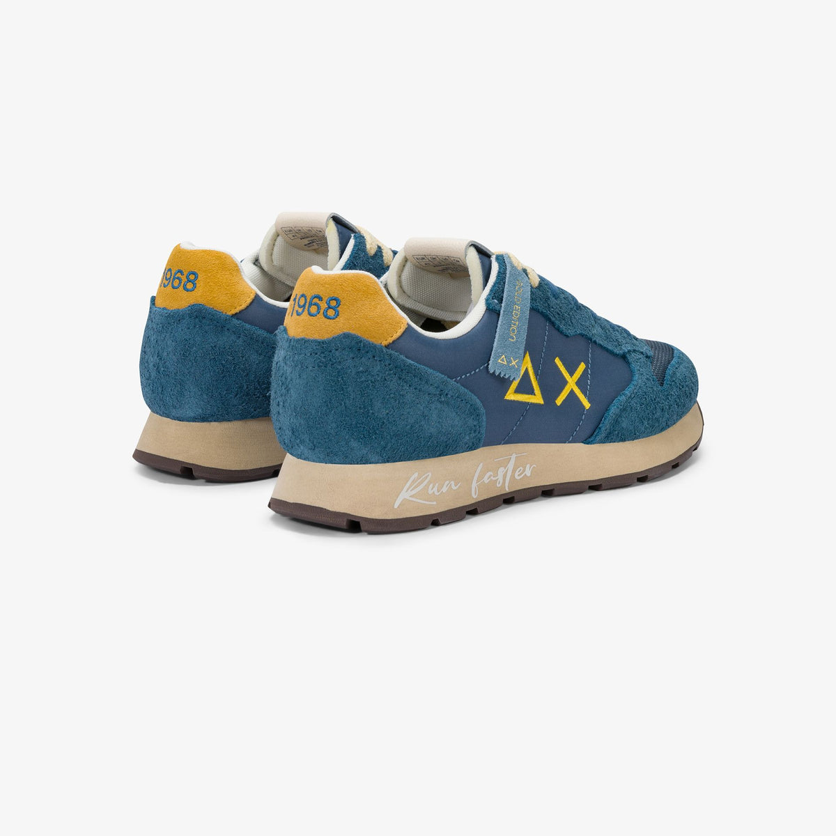 SUN68 Z36104 Sneaker Tom Vintage in nylon e suede