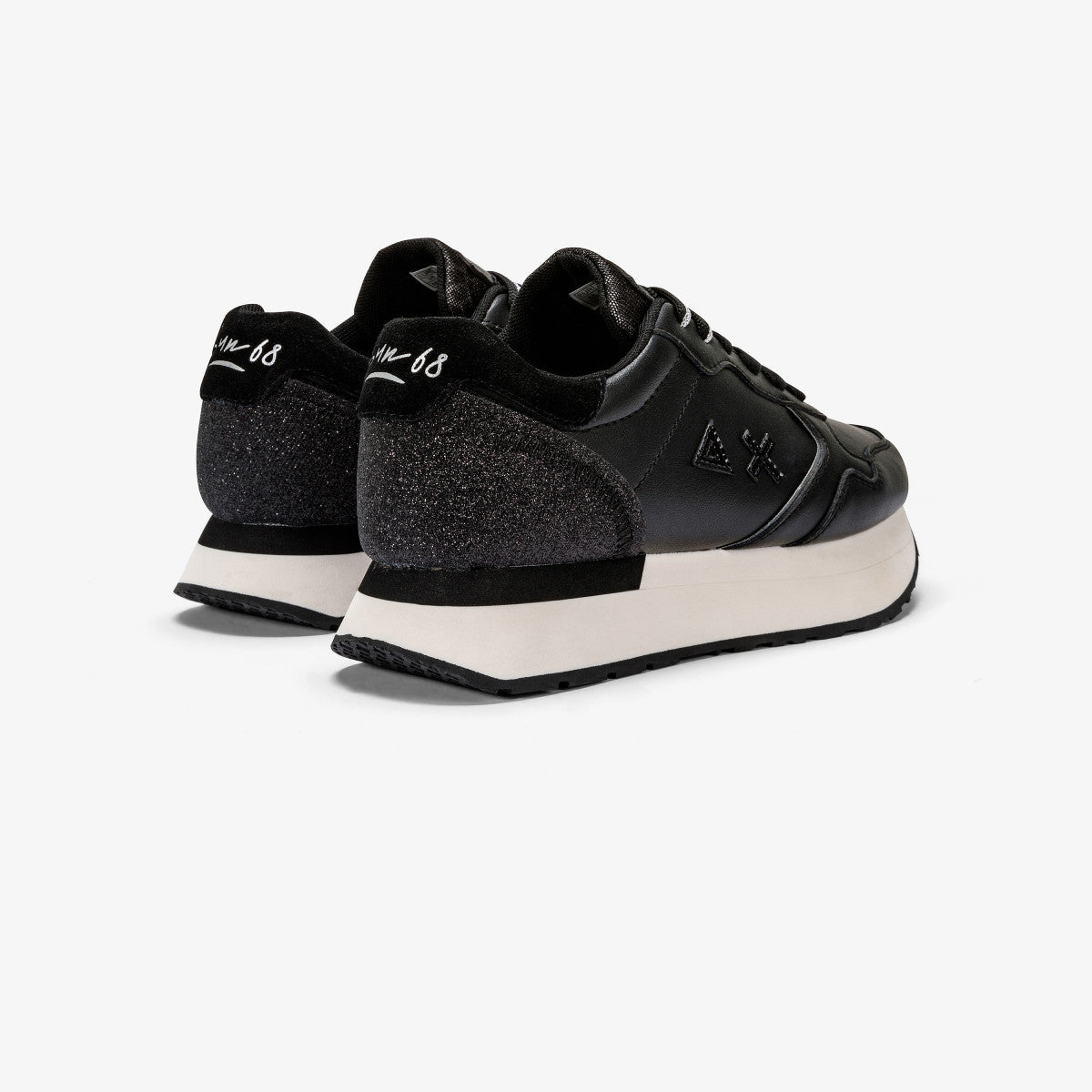 SUN68 BZ43220 KELLY LEATHER NERO