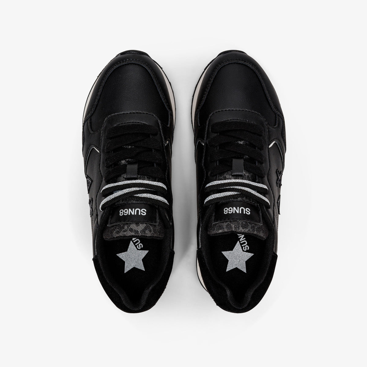 SUN68 BZ43220 KELLY LEATHER NERO