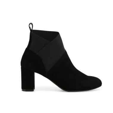 Melluso Z433 Stivaletto donna in camoscio comodo nero