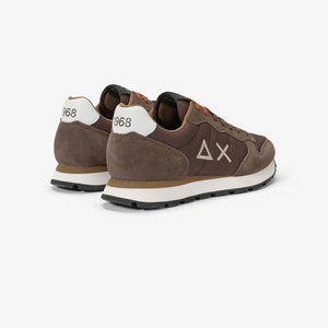 SUN68 Z44101 sneaker Tom in nylon e suede marrone