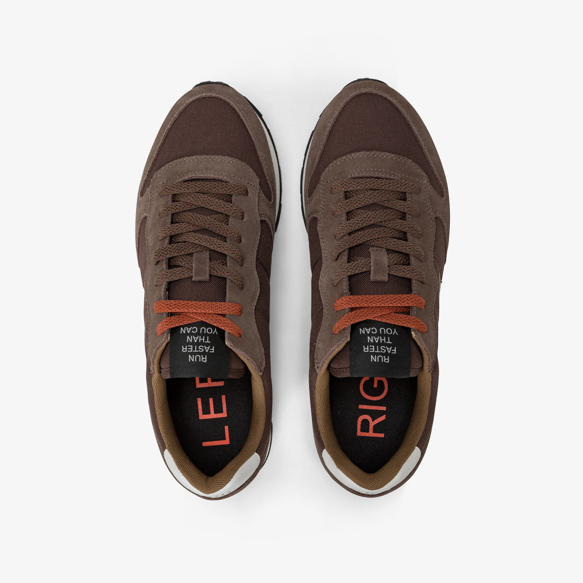 SUN68 Z44101 sneaker Tom in nylon e suede marrone