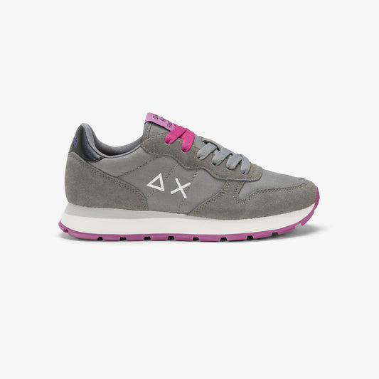 SUN68 Z44201 sneakers Ally in suede e nylon grigio