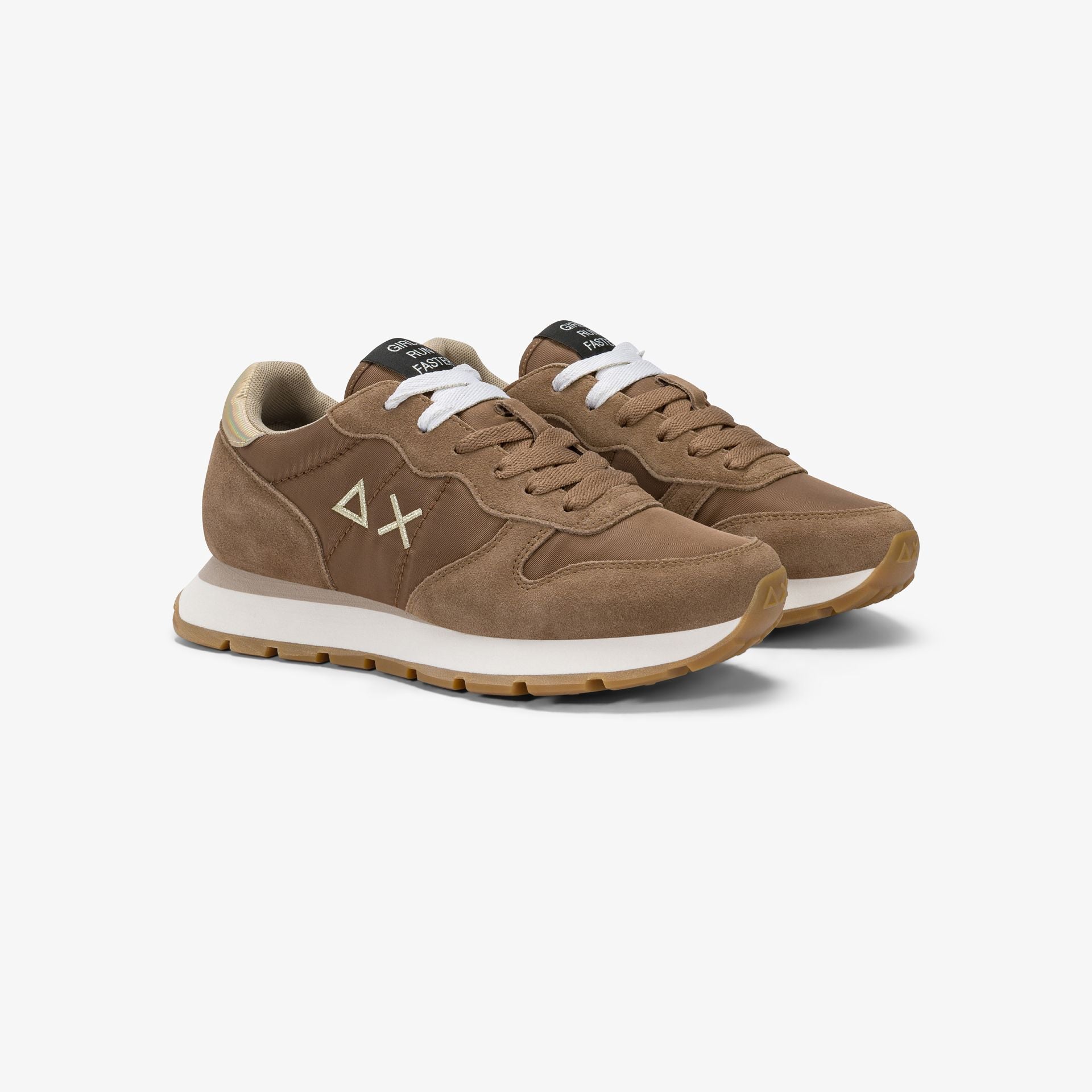 SUN68 BZ45202 sneakers donna Ally gold silver
