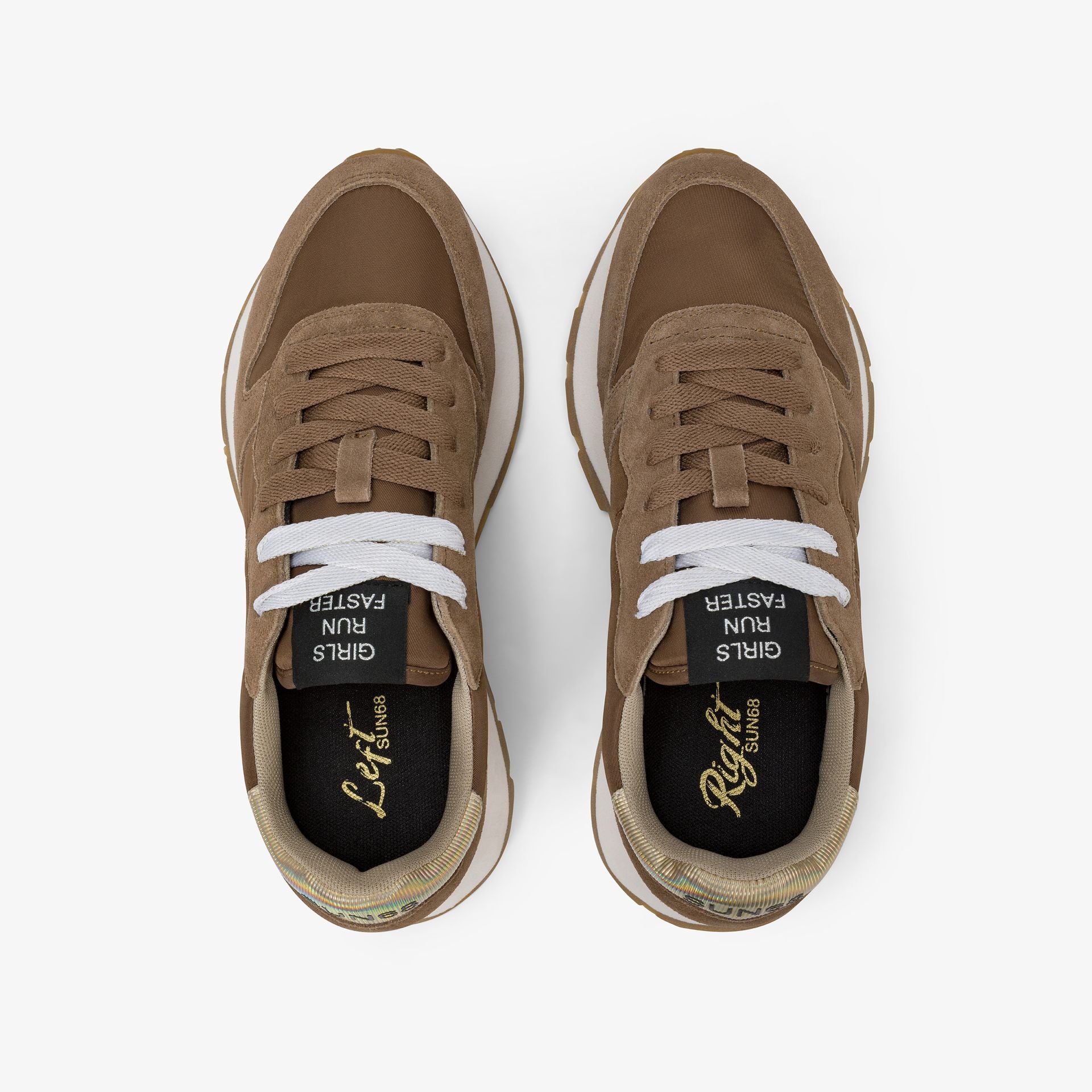 SUN68 BZ45202 sneakers donna Ally gold silver