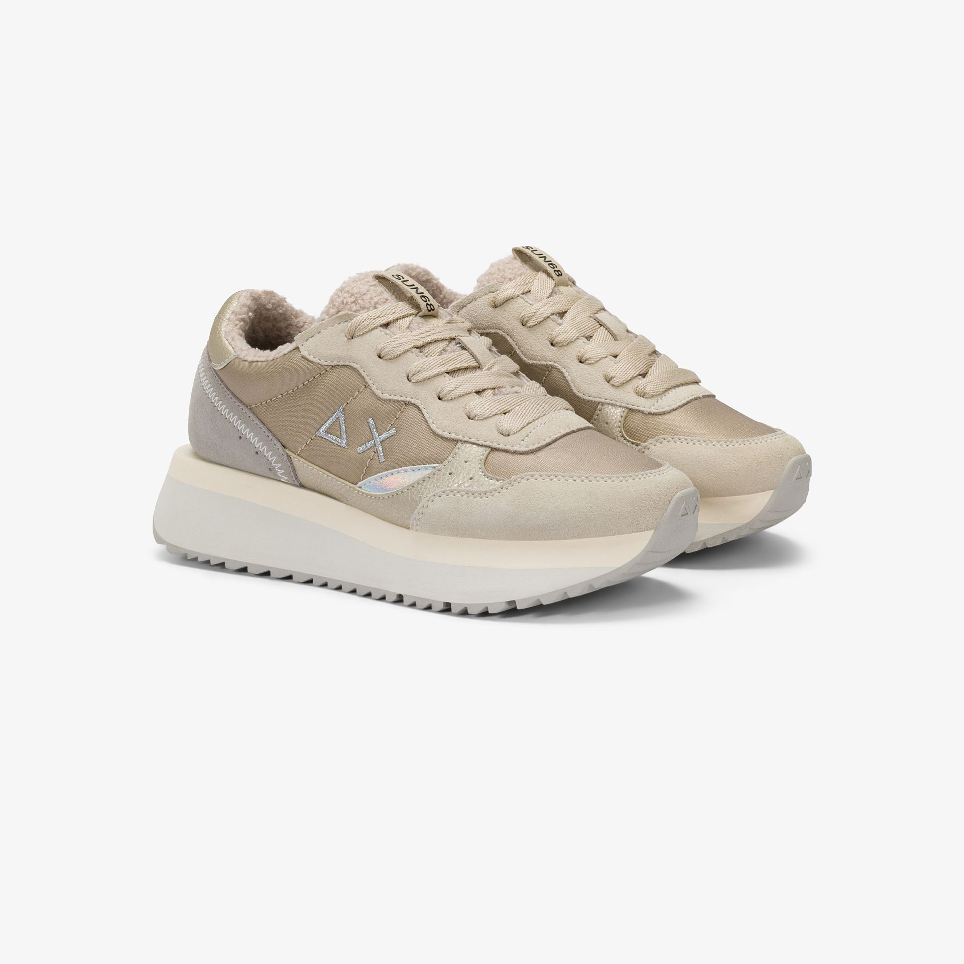 SUN68 BZ45210 sneakers donna Big ally teddy fur