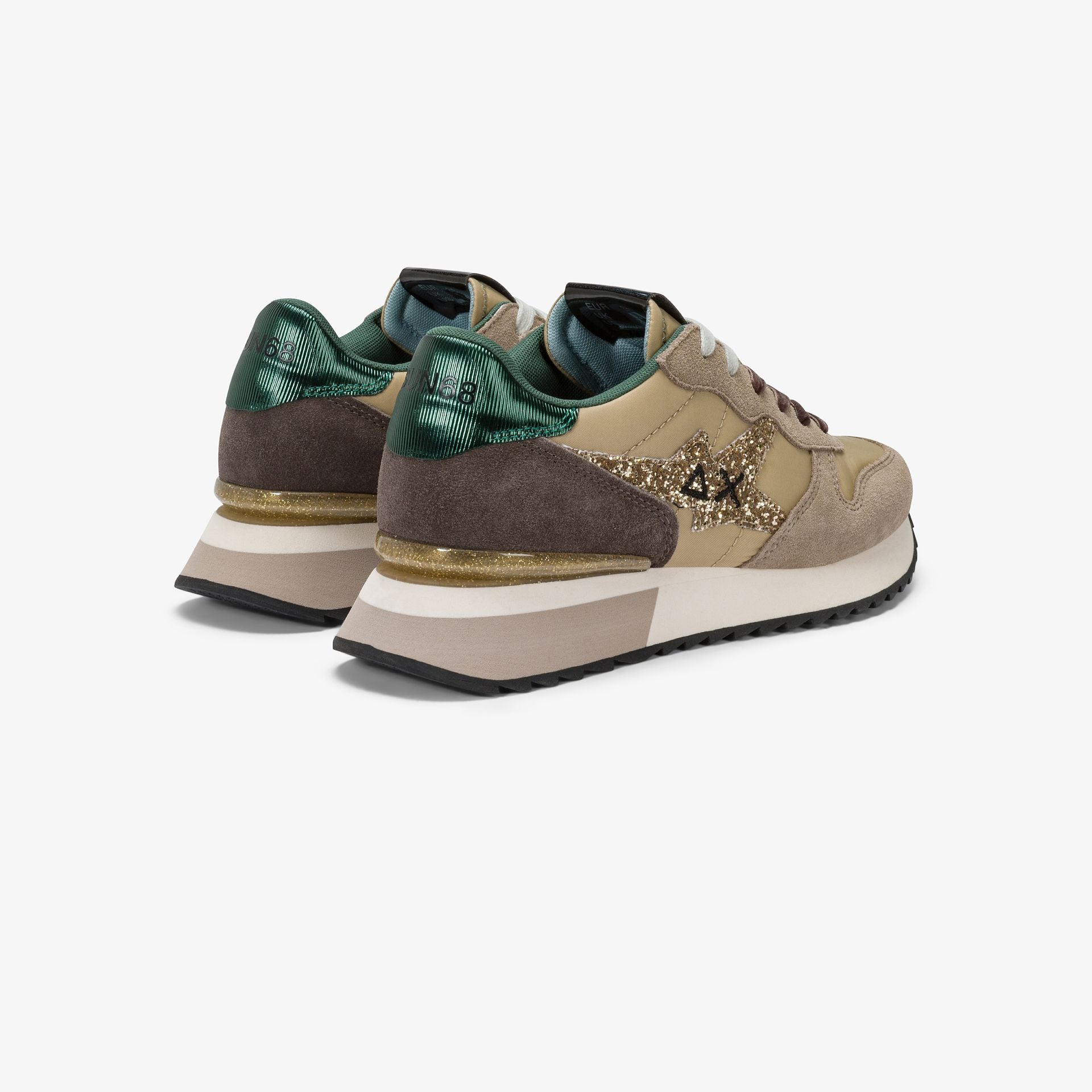 SUN68 BZ45217 sneakers donna Stargirl glitter logo
