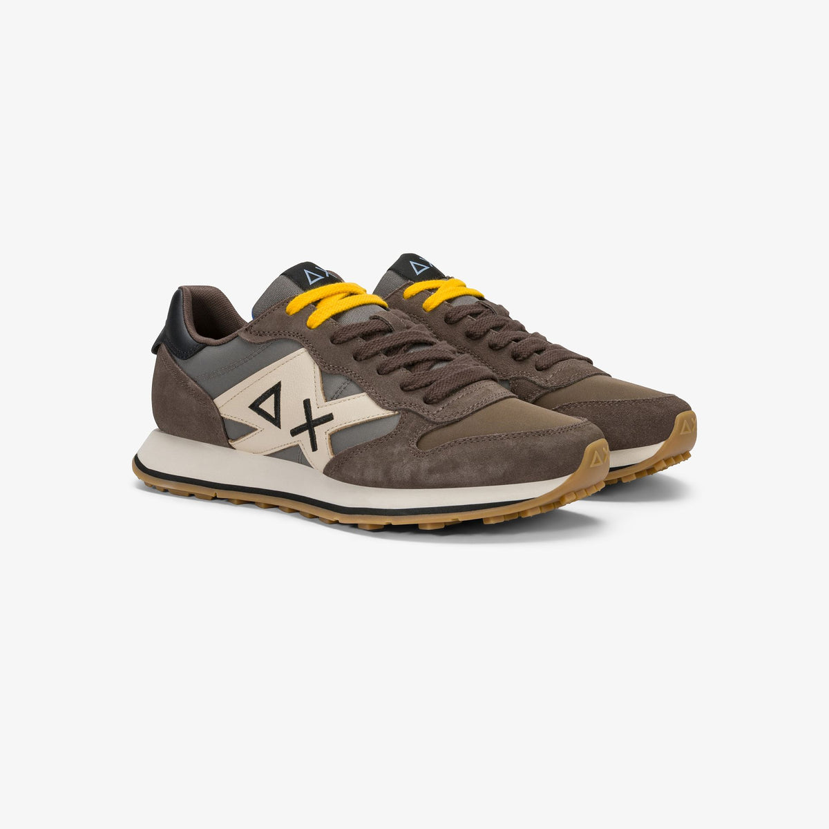 SUN68 Z46122 Sneaker Jaki 2.0 Bicolor in suede e nylon