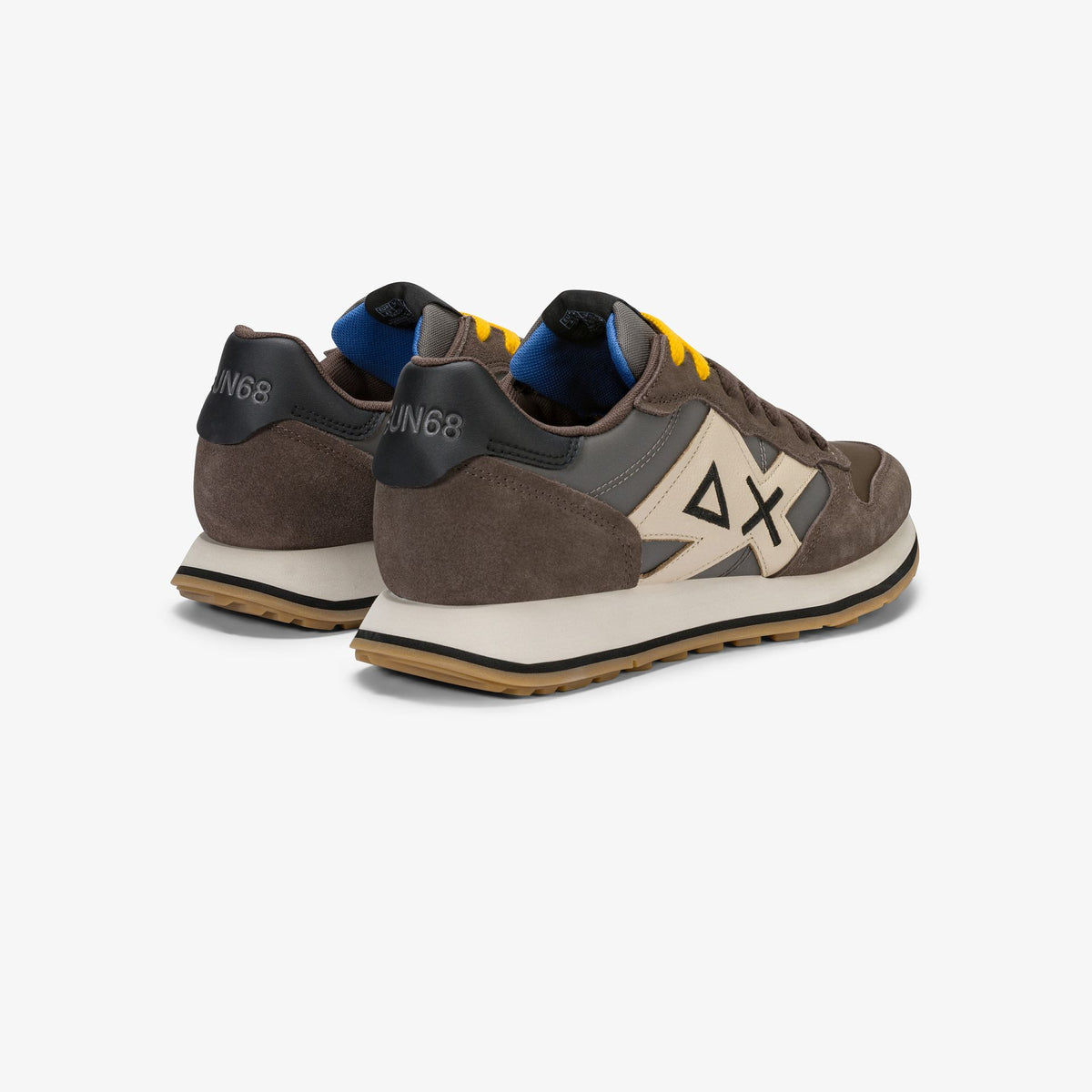SUN68 Z46122 Sneaker Jaki 2.0 Bicolor in suede e nylon