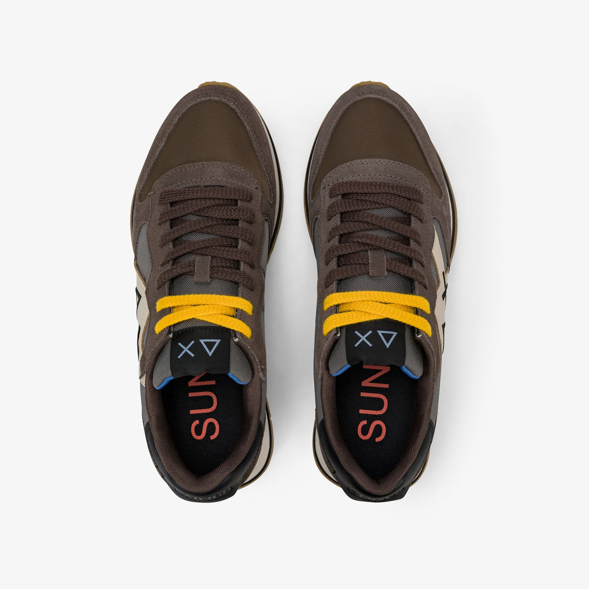 SUN68 Z46122 Sneaker Jaki 2.0 Bicolor in suede e nylon