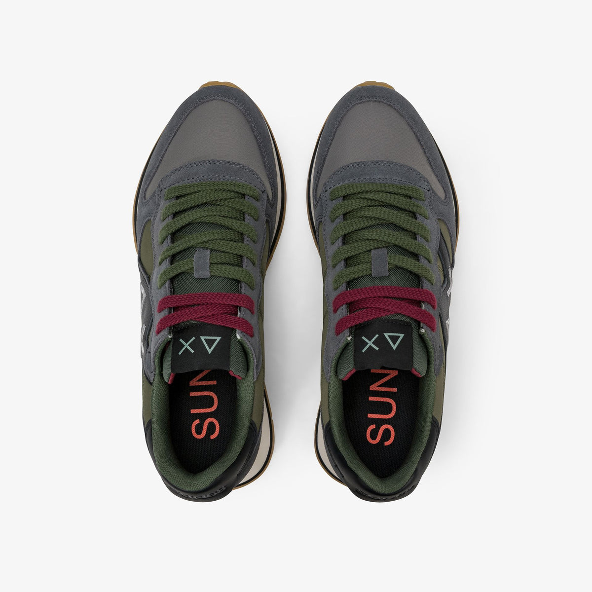 SUN68 Z46122 Sneaker Jaki 2.0 Bicolor in suede e nylon