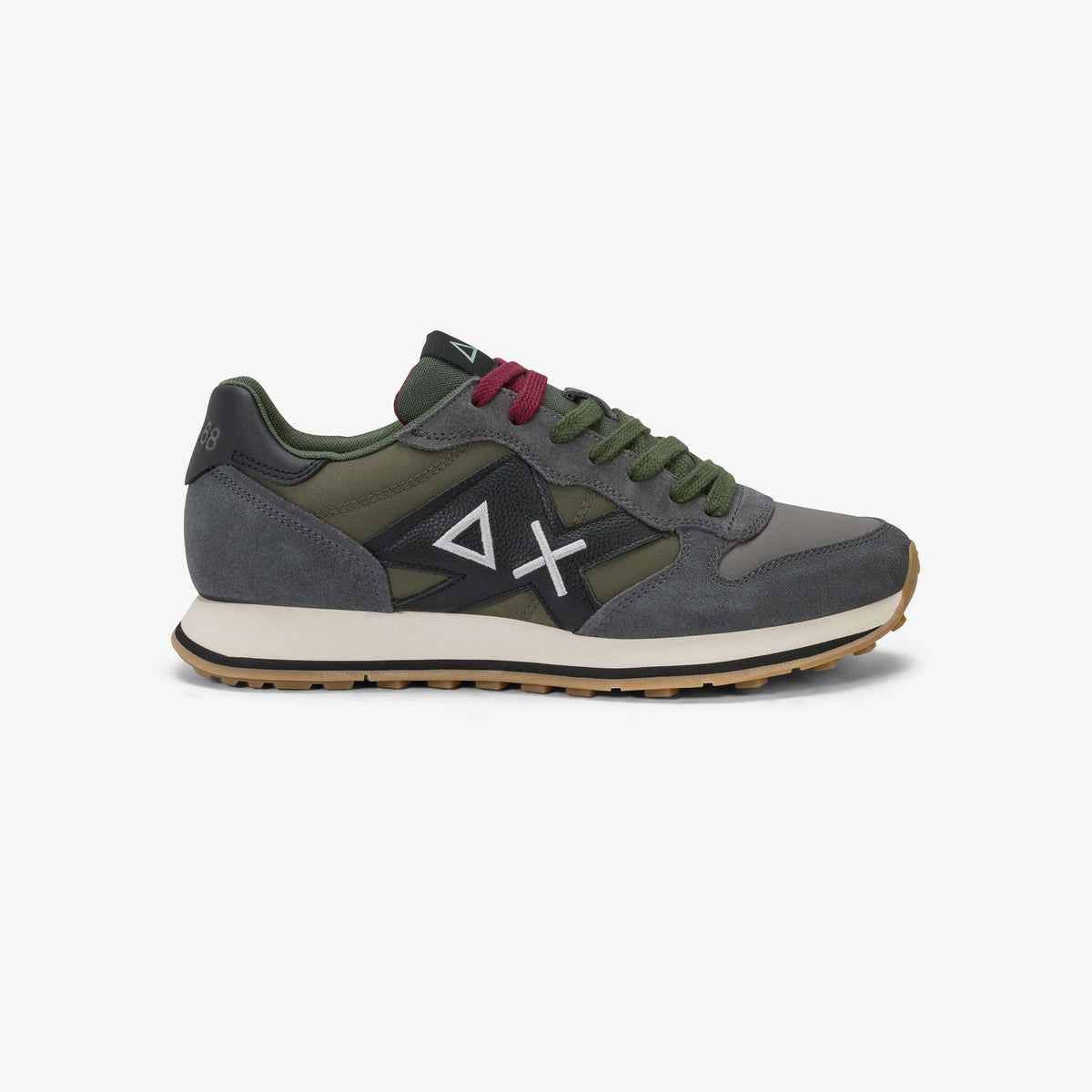 SUN68 Z46122 Sneaker Jaki 2.0 Bicolor in suede e nylon