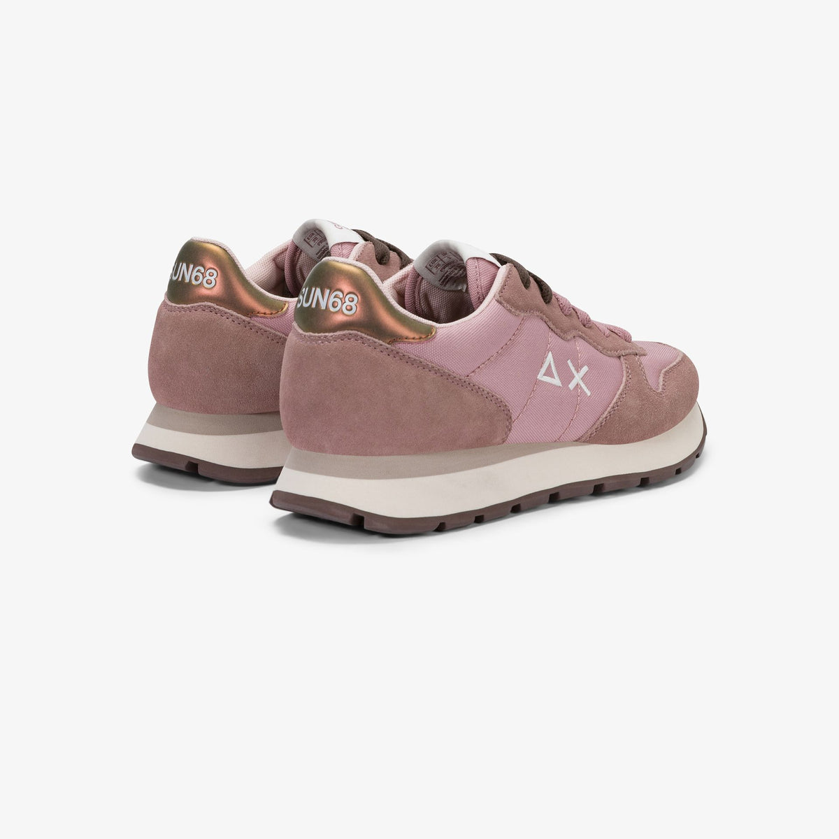 SUN68 Z46201 Sneaker Ally Solid in suede e nylon