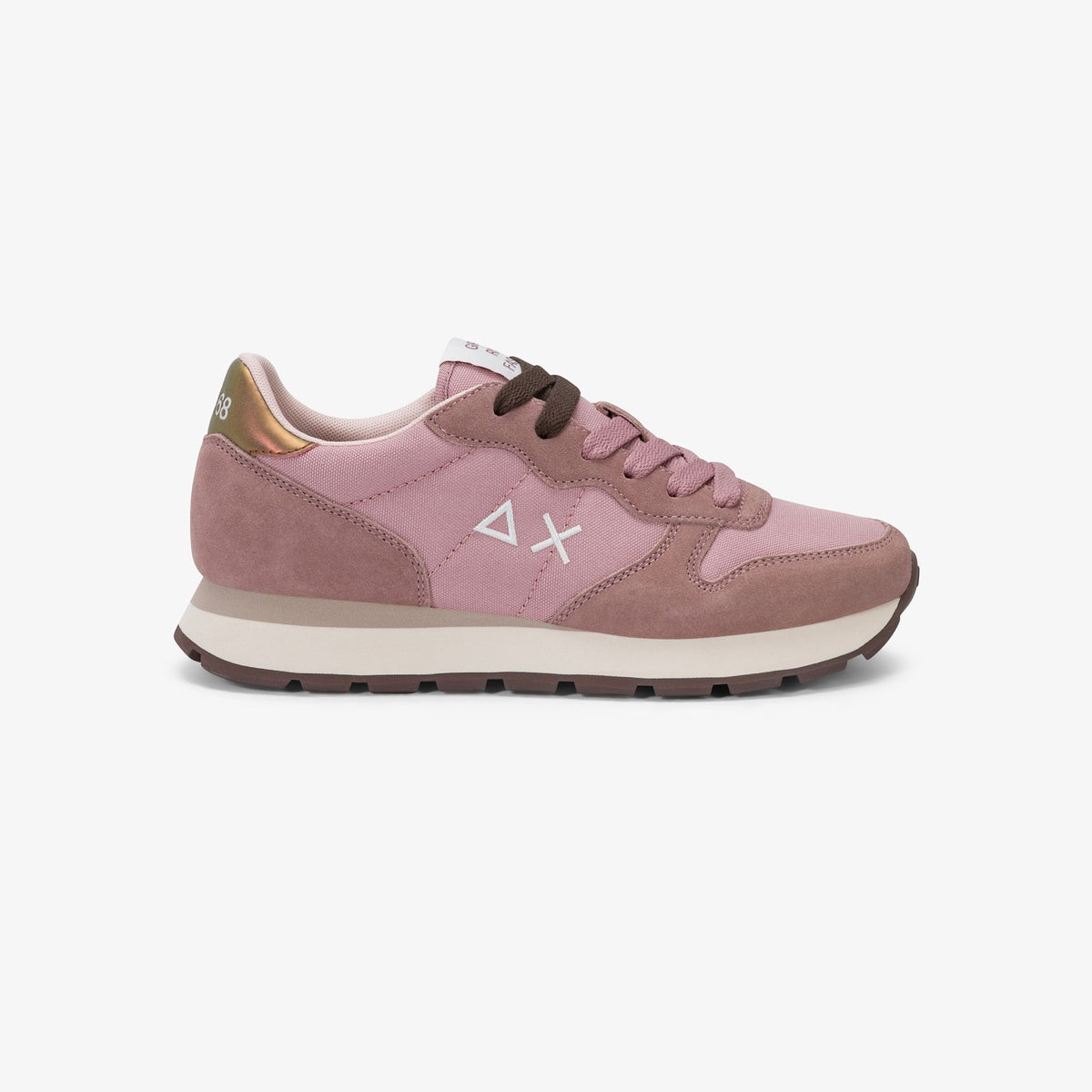 SUN68 Z46201 Sneaker Ally Solid in suede e nylon