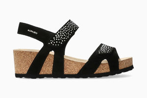 MEPHISTO VIC SPARK SANDALO DONNA TORTORA NERO