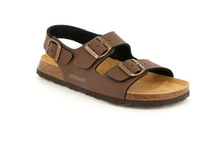 Grunland  SB3645 Bobo sandalo in sughero da uomo mogano