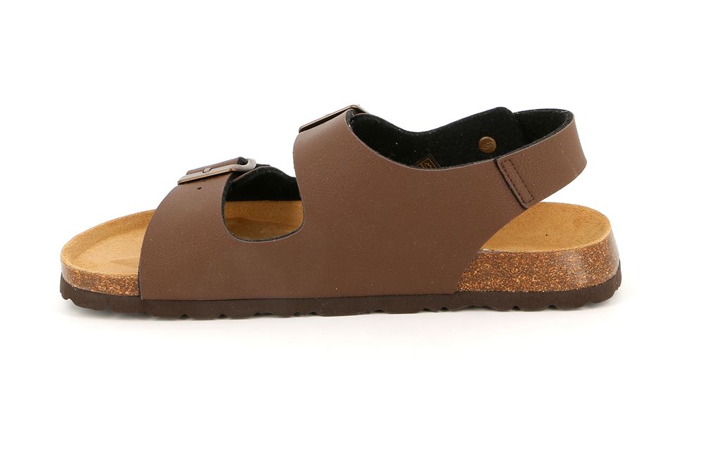 Grunland  SB3645 Bobo sandalo in sughero da uomo mogano