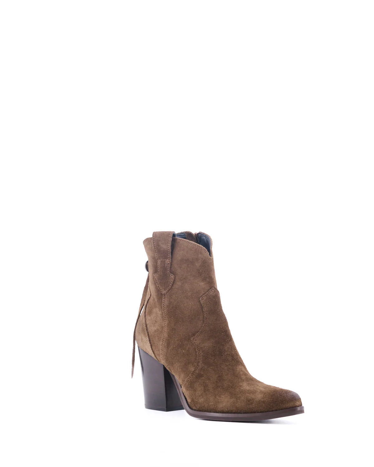 Stelio Malori 1045 intramontabile stivaletto donna iin pelle scamosciata