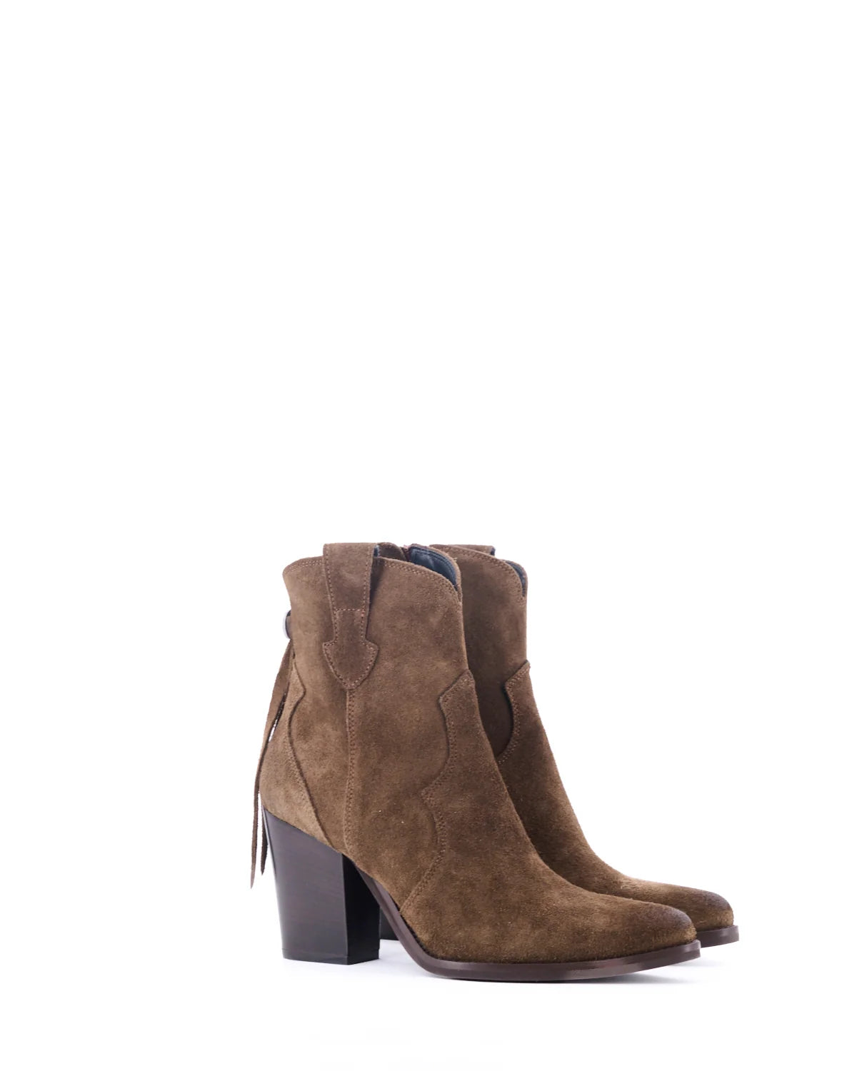 Stelio Malori 1045 intramontabile stivaletto donna iin pelle scamosciata