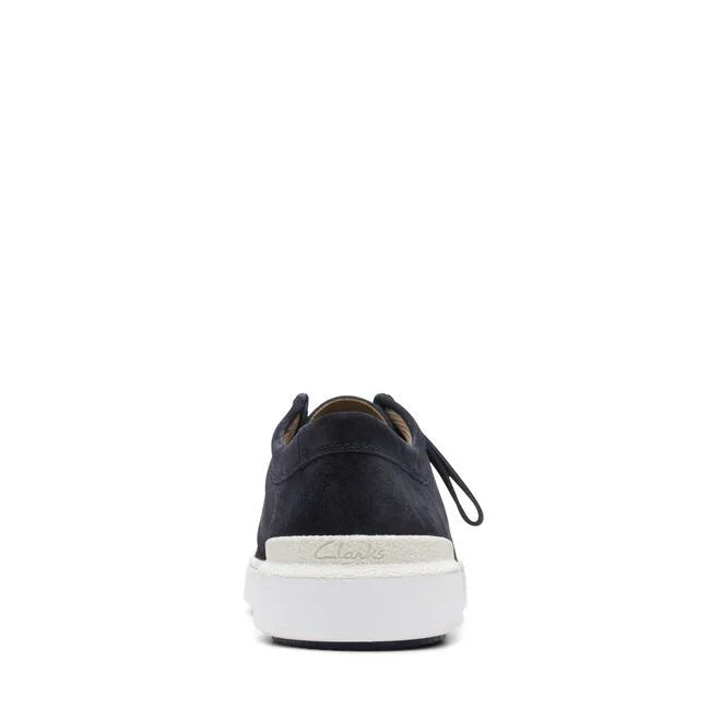 CLARKS COURTLITE WALLY PELLE SCAMOSCIATA BLU NAVY