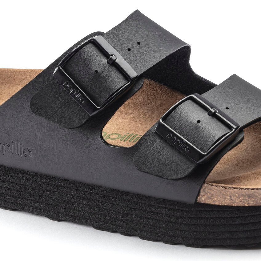 Birkenstock 1018520 Arizona platform vega birko-flor black