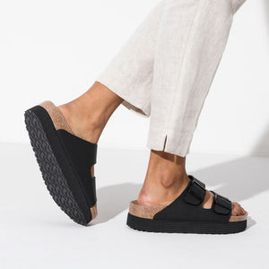 Birkenstock 1018520 Arizona platform vega birko-flor black