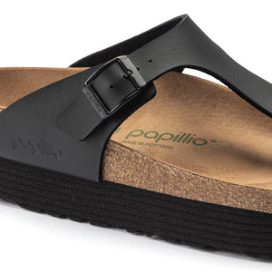 Birkenstock 1018546 Gizeh platform vegan birko-flor black