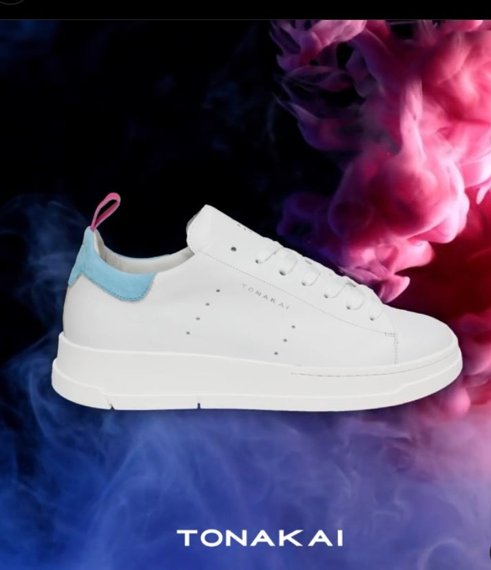 TONAKAI TPLUDA20 SNEAKERS UOMO BIANCO/CELESTE