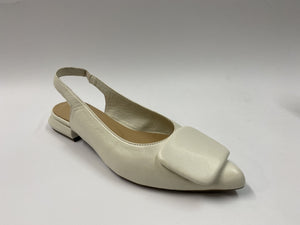 EPOCHE' XI 312 SLING-BACK BASSA IN NAPPA CREMA