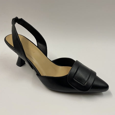 EPOCHE' XI 342 SLING-BACK A TACCO MEDIO IN NAPPA NERA