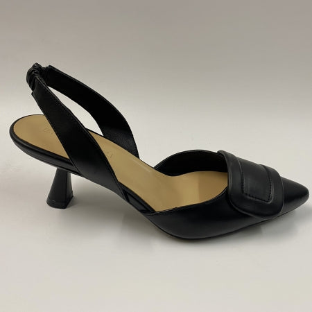 EPOCHE' XI 342 SLING-BACK A TACCO MEDIO IN NAPPA NERA
