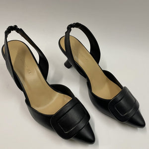 EPOCHE' XI 342 SLING-BACK A TACCO MEDIO IN NAPPA NERA