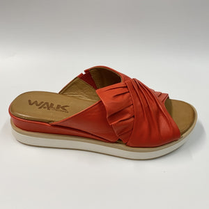 MELLUSO K55118B CIABATTA IN PELLE ROSSA