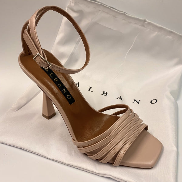 ALBANO 3022 SANDALO CON TACCO 9 CM E CINTURINO REGOLABILE CIPRIA