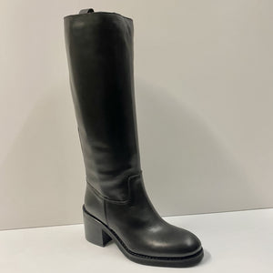 STELIO MALORI 509 STIVALE ALTO IN PELLE NERO – DM CALZATURE