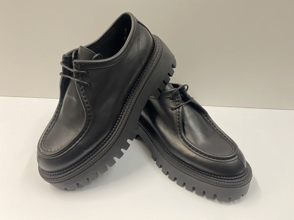 STELIO MALORI 960 STRINGATA IN PELLE NERO