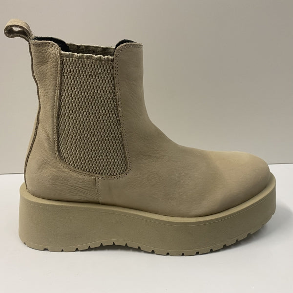 BUENO V1300 CHELSEA IN PELLE TAUPE