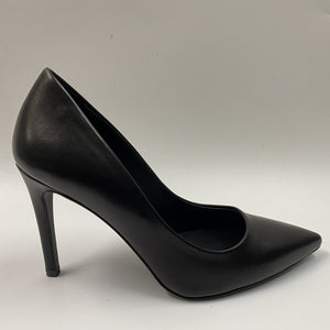 FREMILLU CRISTAL 7 DECOLLETE IN NAPPA NERO TACCO 7