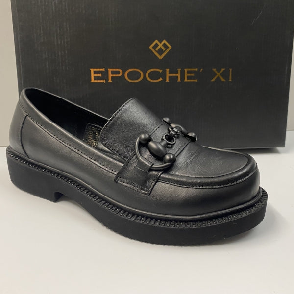 EPOCHE' XI 3706 MOCASSINO DONNA IN PELLE NERO