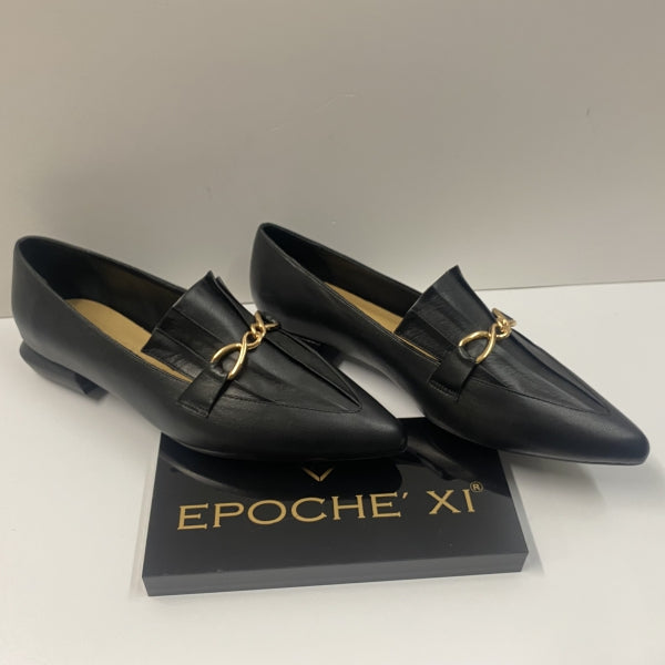 EPOCHE' XI 5311 MOCASSINO A PUNTA DONNA IN PELLE NERO