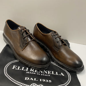 RENNELLA 1145 DERBY LISCIO UOMO IN PELLE CUOIO