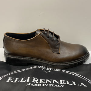 RENNELLA 1145 DERBY LISCIO UOMO IN PELLE CUOIO