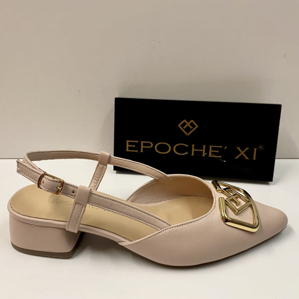 EPOCHE' XI 23707 SLINGBACK DONNA CON MORSETTO IN PELLE CIPRIA