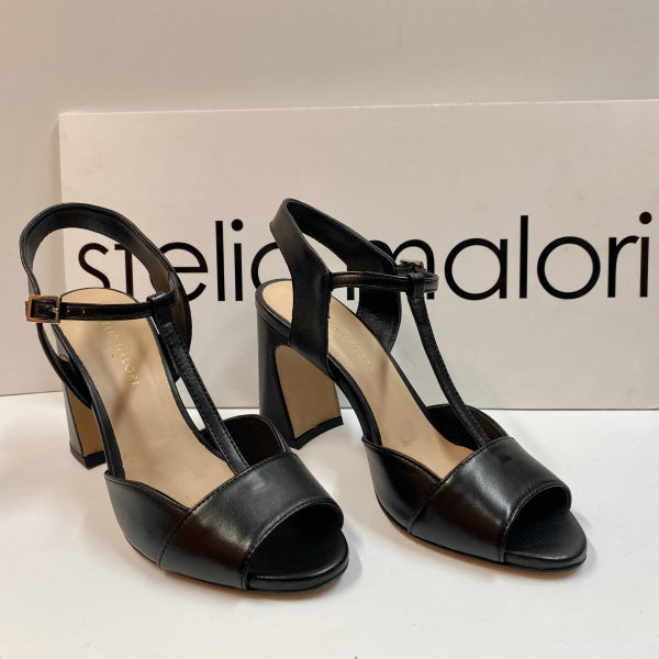 STELIO MALORI KAREN 8 SANDALO CON CINTURINO NERO