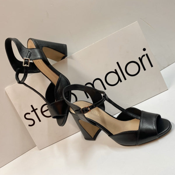 STELIO MALORI KAREN 8 SANDALO CON CINTURINO NERO