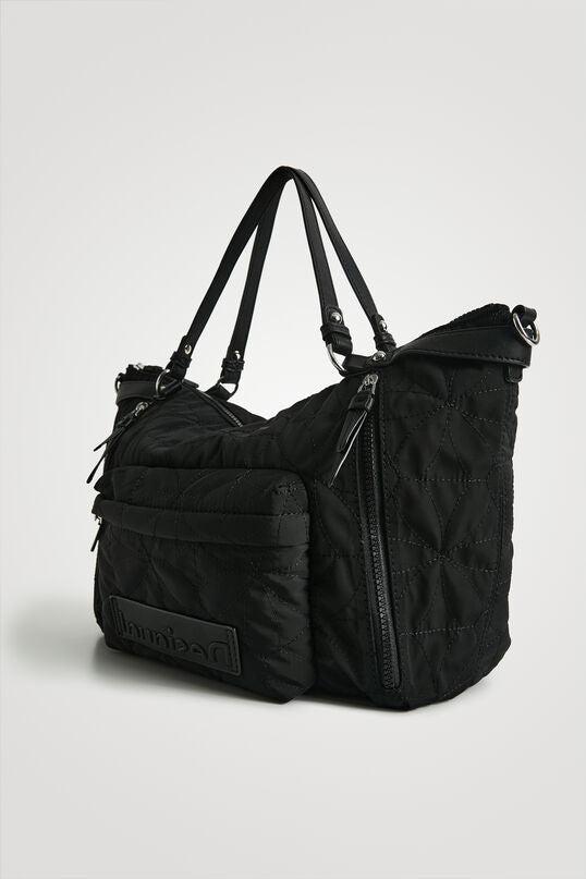 DESIGUAL 22SAXA32 BROSA RICICLATA TEXTURE NERO