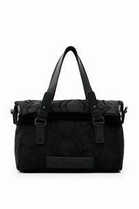 DESIGUAL A76 Borsa con cerchio in rilievo black