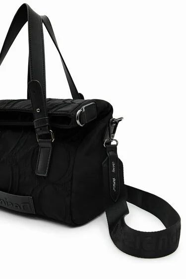 DESIGUAL A76 Borsa con cerchio in rilievo black