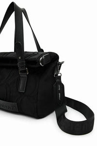 DESIGUAL A76 Borsa con cerchio in rilievo black